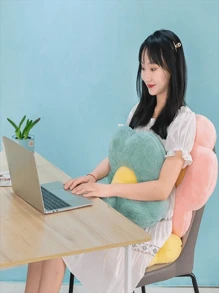 1 件花卉形状枕头、靠垫、靠背、抱枕、家居装饰，适合房间、阅读和休闲，是送给青少年、情人节、复活节、感恩节、婚礼、新娘送礼会、订婚、生日派对的理想礼物