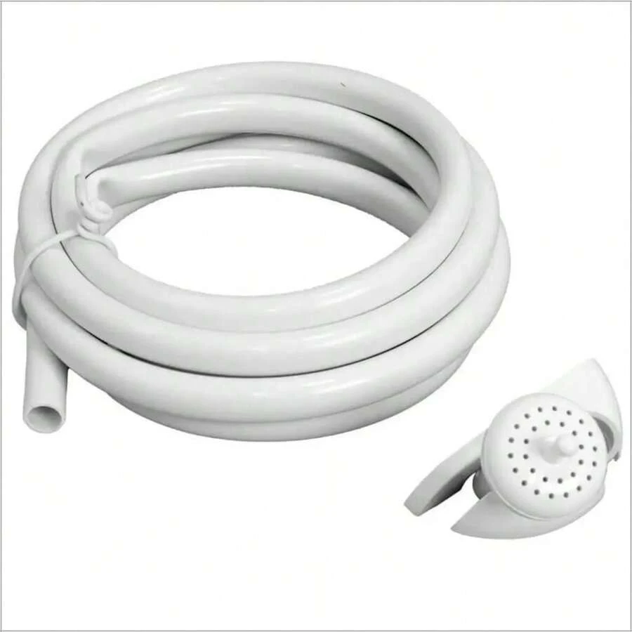 2 Meter White Shower Hose - 白色 - 查看 1