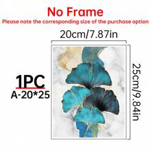1pc Phong cách Bắc Âu, Lá bạch quả trừu tượng, Tranh khung hoàn thiện, Tranh khung bảng mật độ, Tranh in vải nghệ thuật, Thích hợp cho phòng khách phòng ngủ, Có thể tái sử dụng, Tranh trang trí tường có thể tháo rời với tranh khung, Áp phích cho phòng, Nghệ thuật treo tường vải, Trang trí nhà cửa, Trang trí phòng hiện đại thẩm mỹ, Trang trí tường Cottagecore, Trang trí văn phòng - Nhiều màu - Xem 14