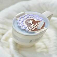 1Pc Custom Thanksgiving Turkey Topper For Cups - Personalized Name Engraved Acrylic Lid Accessory, Christmas SANTA 2.0 Tag For 20 Oz 30 Oz. 40 Oz. Water Bottle