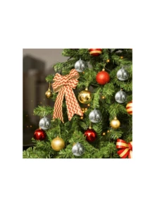 Kit 28 Luxury Christmas Balls Christmas Balls 6cm Colorful Decoration Christmas Tree Ornament Noel - 金色 - 查看 3