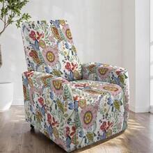4pcs Stretch Full Cover Recliner Chair Slipcover, Plain Color Sofa Protective Cover, Thick Fabric Lounger Chair Cover - Multicolor - View 11