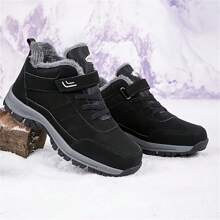 新款冬季女式户外雪地靴，超轻保暖，加大码 PU 皮革，户外登山靴，保暖内衬，防风，防滑，温暖舒适