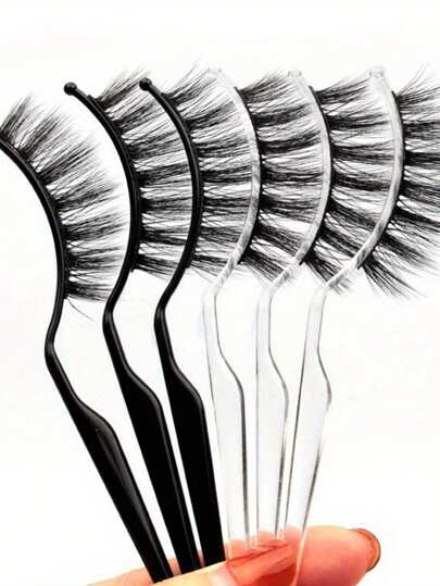 5 件可调节假睫毛展示架 - 耐用、沙龙级睫毛架、完美贴合、易于组装和节省空间的设计，适合家庭和专业使用