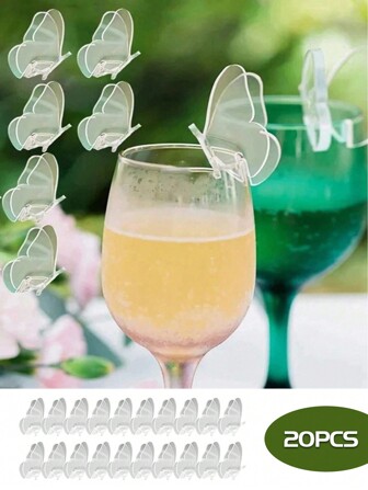 亚克力蝴蝶标签适用于婚礼生日派对装饰用品