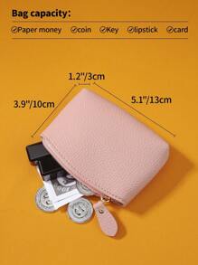 1 pieza Billetera de mujer de moda en PU, Monedero ligero, Patrón dinero, efectivo, tarjeta de identificación, tarjeta de crédito, Bolsillo portátil para monedas 3 piezas Mini monedero, Billetera corta minimalista, Moda, Moderno, Negocios, Para aniversario, Para Navidad, Para el Día de San Valentín, Para regalo de cumpleaños, Para regalo, Para pareja, Para mujeres, Para niñas, Para damas, Para femenino, Útiles escolares para dormitorio escolar y regreso a clases