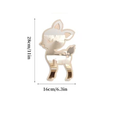 1 件亚克力镜面墙艺术和杨木动物婴儿房装饰：几秒钟内打造时尚儿童房装饰 - 彩色 - 查看 8