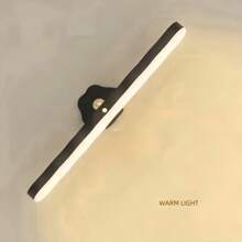 1pc Makeup Mirror Light Rechargeable Magnetic Rotating Vanity Light, Reading Lamp, Cabinet Light