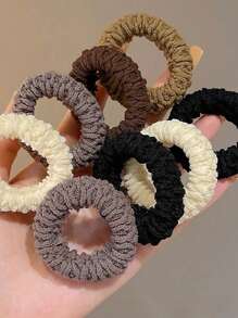 6-Pack Non-Slip Thick For Women & Girls - Solid Color Elegant & Cute Elastic Ponytail Set, Yoga Sports For Gym Running Travel Party Daily Use Gift Ideas Hair, Hair Accessory, Hair Accessories,Accessories, Hair Accessories Fall,Travel, Hair Tools,Accessories Women, Hair Stuff,Fall,Hair,Hair Accessories,Accessories,Hair Accessories Travel,Hair Accessories,Accessories Women,Hair Accessory,Hair Accessories Women,Hair Tools,Hair Stuff,Stuff,Beauty Accessories,Gifts,Travel,Gifts For Women,Hair Stuff,Stocking Stuffers For Women,Stocking Fillers Women,Stocking Stuffers For Adults,Stocking Fillers For Adult,Hair Stuff,Women's Accessories,Stocking Stuffer,Coming-Of-Age Hair Accessory,Christmas Hair Accessories,Gift Ideas For Women,Beauty Stocking Fillers,Christmas Gifts For Women Head Accessories Hair Ties Rubber Bands - Multicolor - View 6