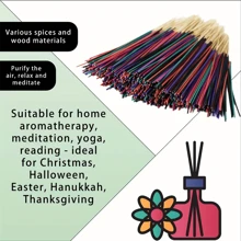 20/40/80/160pcs Bulk Assorted Incense Sticks, Lavender, Rose, Cherry Blossom, Lemongrass, Jasmine Fragrance, Suitable For Home, Outdoor Use. Extra Long Size, Wholesale Quantity Gifts Birthday Graduation