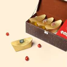 10件装金元宝形礼盒，新年喜庆创意包装 - 彩色 - 查看 7