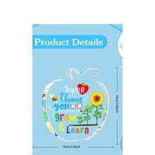 1pc Teacher Appreciation Gifts For Women & Learn Paperweight End Of The Year Teacher Gifts Teachers Retirement Gifts For Women Men