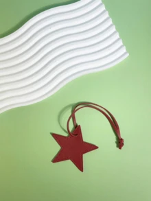 Portachiavi minimale e alla moda in colore tinta unita con motivo a pentagramma in PU, adatto per zaino, borsa a spalla, borsa shopping, chiavi auto, per studenti, ufficio, appuntamenti, vacanze, viaggi, come regalo per la fidanzata, mamma, compleanno bambini - Multicolore - Visualizzare 6