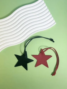 Portachiavi minimale e alla moda in colore tinta unita con motivo a pentagramma in PU, adatto per zaino, borsa a spalla, borsa shopping, chiavi auto, per studenti, ufficio, appuntamenti, vacanze, viaggi, come regalo per la fidanzata, mamma, compleanno bambini - Multicolore - Visualizzare 8