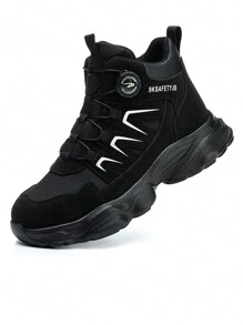 Nuevos zapatos de seguridad unisex de caña alta, zapatos de trabajo livianos con puntera de acero, antichapalón, anti-perforación, botas de senderismo protectoras, resistentes al agua, antideslizantes, resistentes al desgaste para construcción e uso industrial