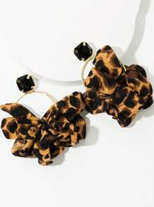 1 Cặp Hoa Tai Họa Tiết Da Báo Giọt Nước Hai Lớp Phong Cách Châu Âu Và Châu Mỹ Cá Nhân Hóa Thích Hợp Cho Hoạt Động Đi Làm Hàng Ngày Và Tiệc Tùng, 1 Cặp Hoa Tai Tua Rua Phong Cách Bohemian Cho Phụ Nữ, Nến Giáng Sinh, Quà Tặng Cho Phụ Nữ, Hoa Tai Giáng Sinh, Trang Sức Giáng Sinh - nhiều màu - Xem 1