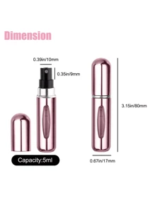 30-1 件香水可再填充瓶，高端喷雾瓶，保湿喷雾瓶，适用于香水和爽肤水，超细雾，方便旅行装迷你瓶 5ml - 彩色 - 查看 8