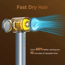 5 In 1 Hair Dryer, 1000W Hot Air Brush Set - UK Plug(220-240V) - View 3