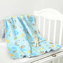 1 chăn bông cho bé, siêu mềm và thoải mái, dành cho bé gái và bé trai, chăn xe đẩy trẻ sơ sinh mềm mại, chăn cho bé bú, sử dụng cho bé sơ sinh và xe đẩy, quà tặng tiệc sinh nhật cho trẻ sơ sinh - sư tử xanh - Xem 8