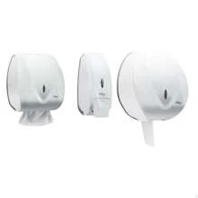 Paper Towel Holder + Toilet Paper + Soap Dish For Alcohol Gel - 白色 - 查看 1