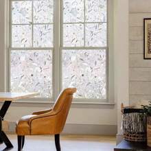 Tulip Frosted Window Film, Anti-Glare, Anti-Peeping Privacy Protection, Suitable For Bathroom, Shower Room, Kitchen. Easy To Apply, No Glue, Waterproof, Oil-Proof, Moisture And Mildew Resistant, Odorless, Can Be Applied To Smooth Surfaces Gifts Birthday Graduation - Internet Celebrity Glass Film - View 4