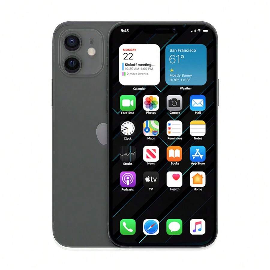Apple IPhone 12 Mini (Unlocked) 64GB/128GB/256GB (Refurbished - Acceptable Condition) - 黑色 - 查看 1