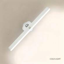 1pc Makeup Mirror Light Rechargeable Magnetic Rotating Vanity Light, Reading Lamp, Cabinet Light