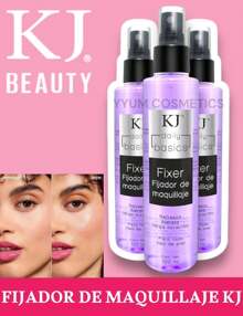 Fijador de maquillaje KJ Beauty Kejel Jabibe Hidrata, calma, maquillaje por más tiempo y refresca 120ml - Morado - Ver 3