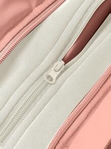 Women's Outdoor 2 In 1 Solid Color Thicker Warm Padded Coat For Couples, Winter