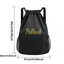 Exklusiver, individuell gefertigter Sportsbeutel mit Kordelzug, geeignet zum Transport von Basketball und Fußball, stylisch und großvolumig für Sport, leichtwandrige und wasserdichte tragbare Rucksack-Tasche für Haustiere zum Ausgehen