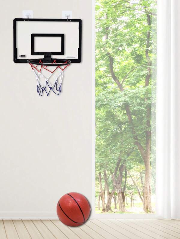 1pc Indoor Foldable Basketball Hoop Without Drilling