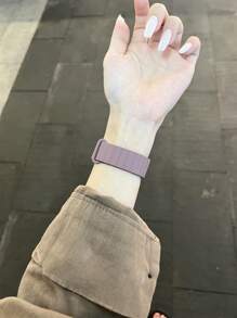 18 毫米 20 毫米 22 毫米硅胶磁性表带，兼容三星 Galaxy Watch 3/4/5/6、GT4/3、Garmin、Amazfit - 彩色 - 查看 3