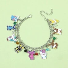 pocket monsters 1 件日本动漫吊坠手链，卡通伊布、火伊布、太阳伊布、月亮伊布、叶伊布、仙子伊布手链，适合粉丝收藏、玩具礼物 - 手鍊 - 查看 9
