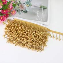 1 Yards Beaded Fringe Decorative Tassels Pendants 4.5cm Wide Lace For Crafts Sewing Accessories Tassel DIY Trimming Trims Trim Fringes Sewing Fringe Tassels Tassel Fringe Trim Decoration Sewing Fringes Fabric And Lace Tassels Crafts Bead Fringe - Multicolor - View 8