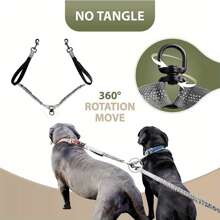 New Reflective 2-In-1 Pet Leash, 360-Degree Rotation Tangle-Free, Outdoor Sports Running Dog Leash, Hands-Free, Thick Foam Handle, Anti-Pull Pet Leash With Elasticity And Retractability, Multiple Colors Available