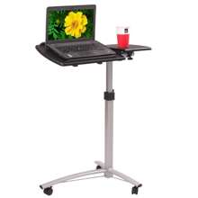 Adjustable Height Stand Up Laptop Table Lift Computer Desk Rolling Workstation