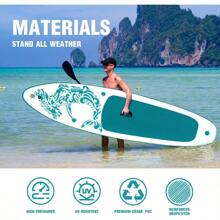 Inflatable Paddle Board Stand Up Paddle Boards, Ultra Light Paddleboard For Adult Wide Stable Design  With Premium Accessories, Paddle, Bag, Pump - White Whale - View 4