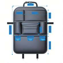 1pc Car Seat Back Storage Bag Car Storage Bag  Car Tissue Box Car Seat Back Storage Rack Car Seat Back Storage Bag