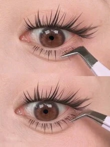 120pcs High Capacity 10 Rows Natural Appearance Lash Clusters Transparent Eyelash Extensions Lash Clusters,Eye Lash Clusters,Individual Eyelashes,Lashes,Fake Lashes