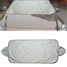 2* Car Windscreen Windshield Anti Snow Frost Cover Front Rear Window Sunshade Visor UV Protection 150X70cm - Silver - View 5