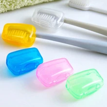 5pcs Portable Toothbrush Cases, Travel Toothbrush Storage Boxes And Holders, Dustproof Toothbrush Protective Covers