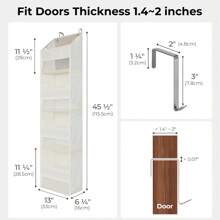 GRANNY SAYS Over Door Storage Organiser, Back Of Door Hanging Storage Organiser, Hanging Wardrobe Storage Organiser, Bedroom Over The Door Organiser For Organising Baby Clothes Toy Nappies