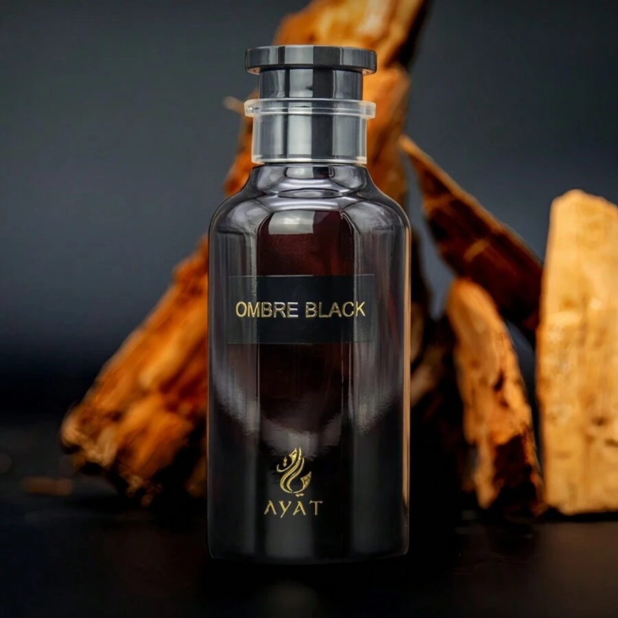 Fragrance World Ombre Black 100ML Eau de parfum da uomo - Ispirato al legno di Oud - nessuno - Visualizzare 1