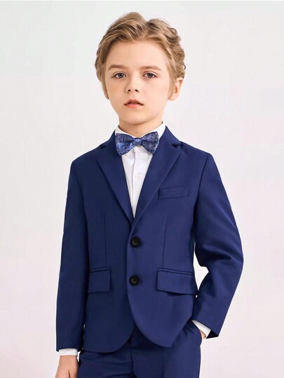 Tween Boy's Blazer Formal Suit, Gentleman Uniform