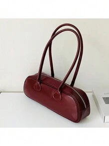 Französischer Stil Nischentasche für Frauen 2024 Neuer modischer und hochwertiger Stil, Westlicher Stil Handtasche, Umhängetasche, Beliebte Baguette Tasche für die Achsel