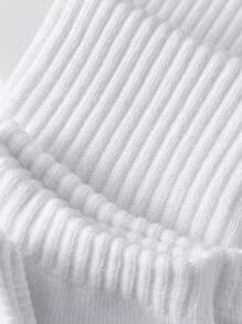 5 Pairs/10 Pairs/20 Pairs Men's Casual Crew Socks, White Socks, Winter Socks, Black Socks, Deodorizing, Athletic, Breathable, Sweat Absorbing, Fall