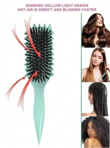 Lược tạo kiểu tóc xoăn Easy-Glide - Lược gỡ rối & định hình tóc xoăn cho nam và nữ, ít kéo & tách, làm quà tặng Giáng sinh/Halloween - Nhiều màu - Xem 8