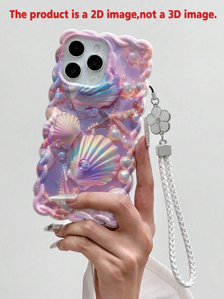 Shiny Oil Sea Wave Painted Braided Wavy Edge Cute Red 10 Cases, Shockproof New 14 Candy Painted Protective Creative Phone Case For XR/7/8, Applicable To 15 Pro Max, Apple 13 Phone Case, 14 Apple 11 Soft Shell, P12 Shockproof XS Straight Edge Painted TPU Soft Shell Phone Case Waterproof Anti-Fall Scratch Resistant