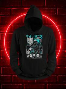 HOODIE sudadera animes varios modelos K-JU N8 - Negro - Ver 2