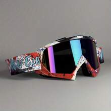 Óculos de Motocross Nafeib PC Lens, Óculos de Moto, Óculos de Moto ATV, Óculos de Esqui, Óculos à Prova de Vento, Óculos de Corrida, Óculos de Proteção para Esportes de Inverno ao Ar Livre, Óculos à Prova de Vento e Areia para Uso Decorativo Comum, Presentes do Dia dos Namorados, Presentes de Ano Novo, à Prova de Vento para Esqui na Neve